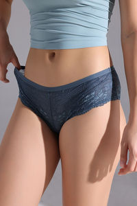 Zivame Dreamcatcher Regular Rise Full Coverage Hipster Panty - Orion Blue — thumbnail 4